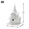 Little White Chapel Birdhouse